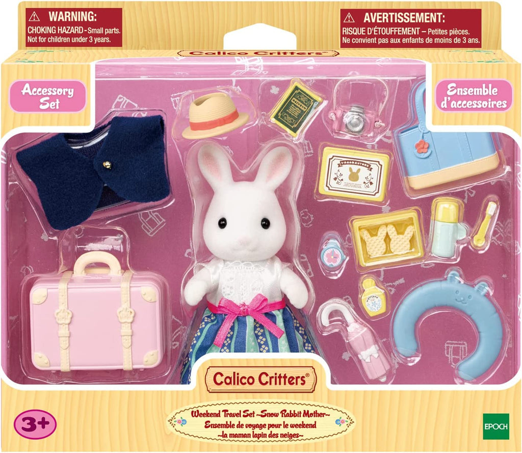 Snow Rabbit Mother's Weekend Travel Set Dollhouse Playset C69307