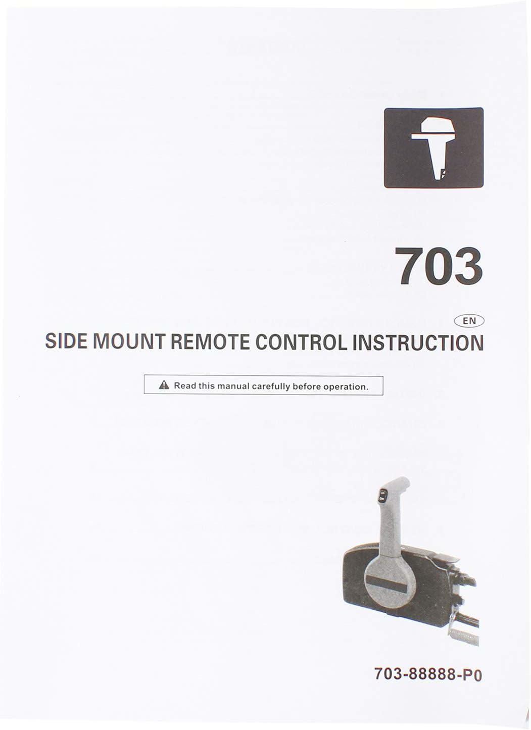 Side Mount Remote Control Box with 10 pins Wire Harness and Cable 16FT T54251