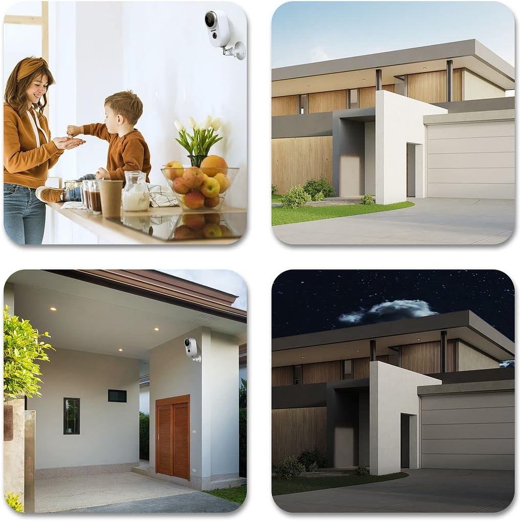 1080P HD Wireless Security Camera with Night Vision H752881