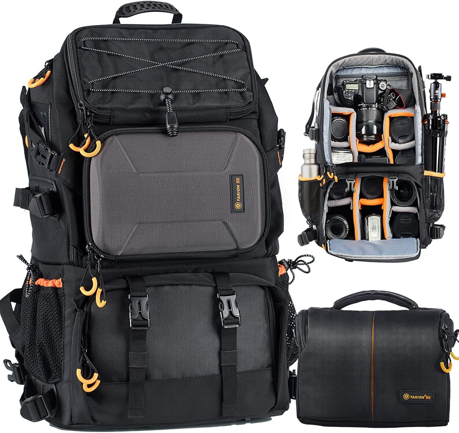 Camera Backpack with 15.6 Laptop Compartment Waterproof Rain Cover S152